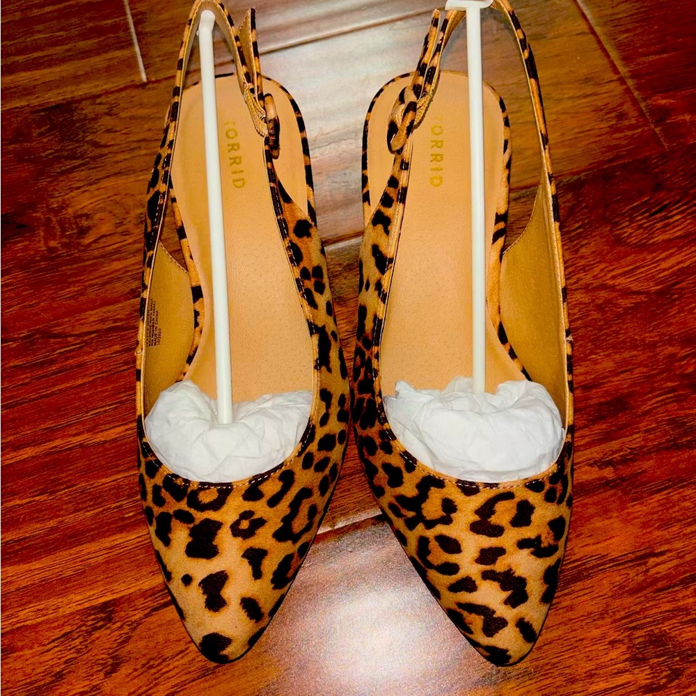 Leopard Torrid pumps